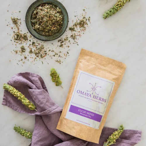 Билков чай Lucid mind с мурсалски и борови връхчета 'OMAYA HERBS', 30 г Билков чай Lucid mind с мурсалски и борови връхчета 'OMAYA HERBS', 30 г